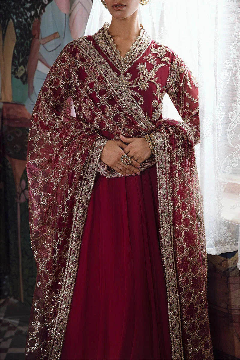 Mushq | Irha Kalidaar Chiffon Pret | NYRA - Rang-e-Khaas