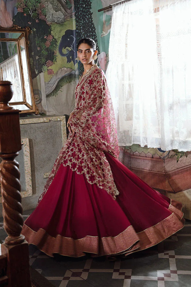 Mushq | Irha Kalidaar Chiffon Pret | NYRA - Rang-e-Khaas