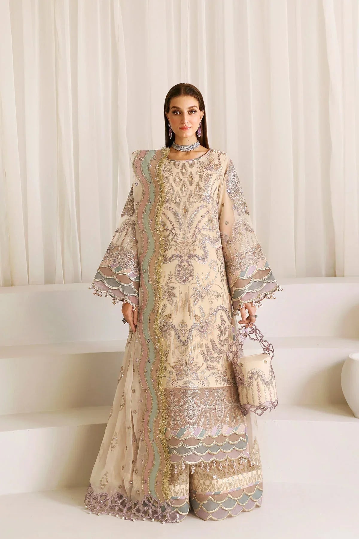 Alizeh | La Ruha Wedding Formals | AF-CH-2177-Mysa - Rang-e-Khaas
