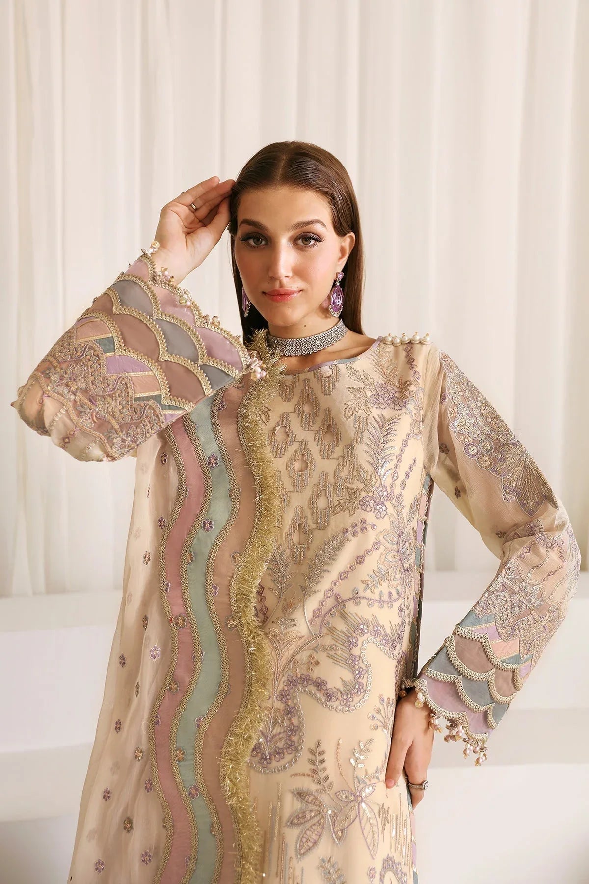 Alizeh | La Ruha Wedding Formals | AF-CH-2177-Mysa - Rang-e-Khaas
