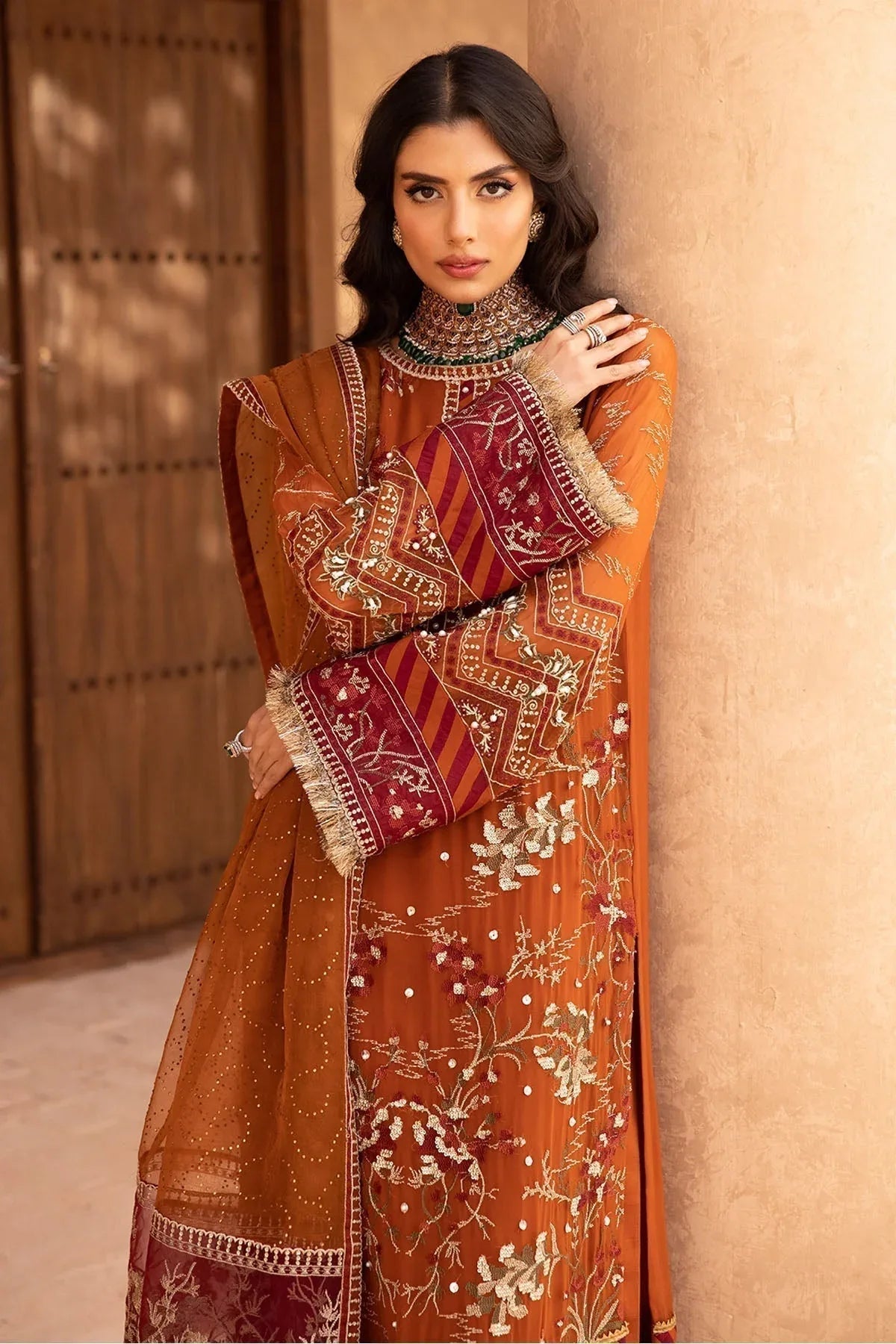 Nureh | Embroidered Luxury Chiffon | NEL-22 - Rang-e-Khaas