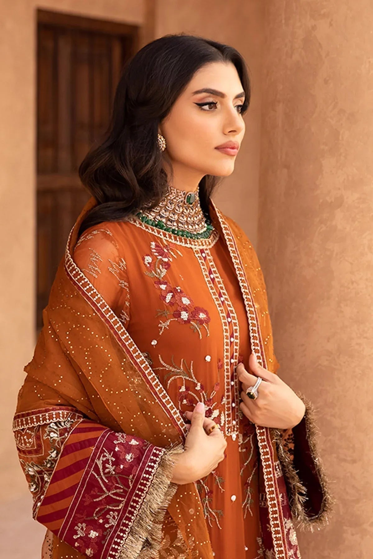 Nureh | Embroidered Luxury Chiffon | NEL-22 - Rang-e-Khaas