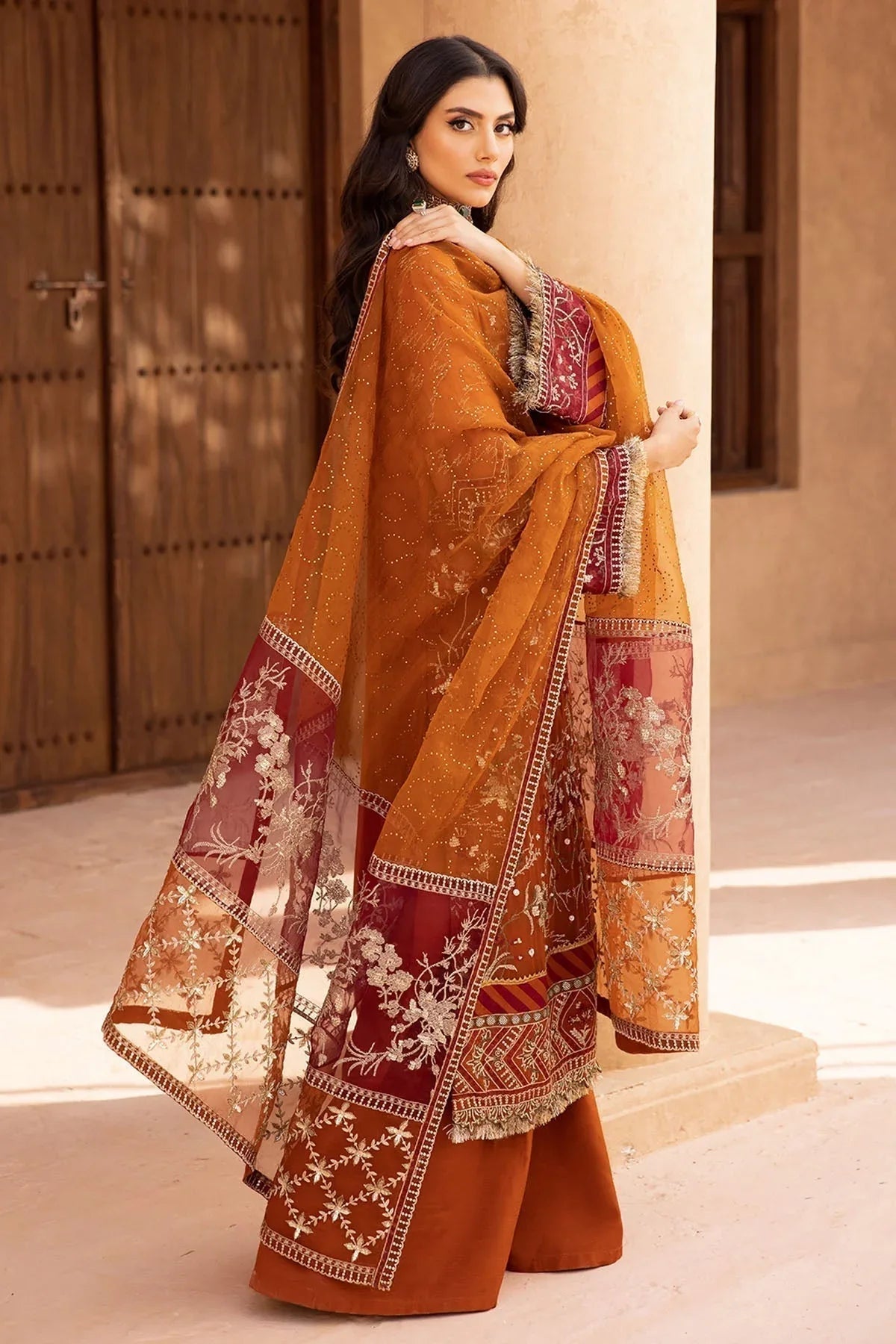 Nureh | Embroidered Luxury Chiffon | NEL-22 - Rang-e-Khaas