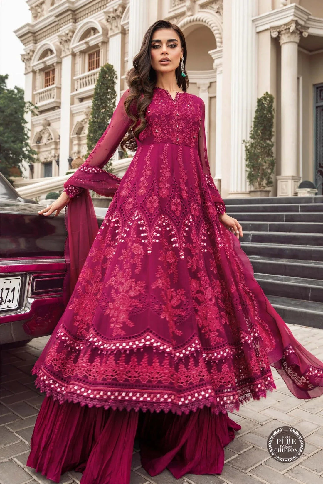 NEW MARIA B - MPC-23-107 Magenta Pink - Rang-e-Khaas