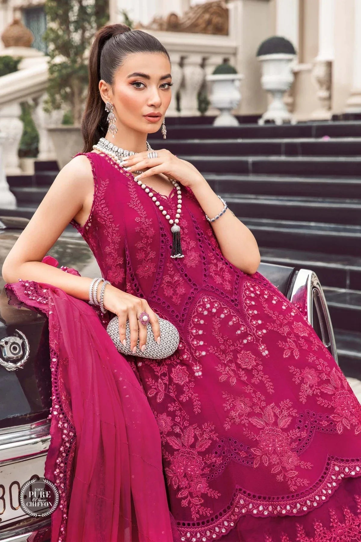 NEW MARIA B - MPC-23-107 Magenta Pink - Rang-e-Khaas