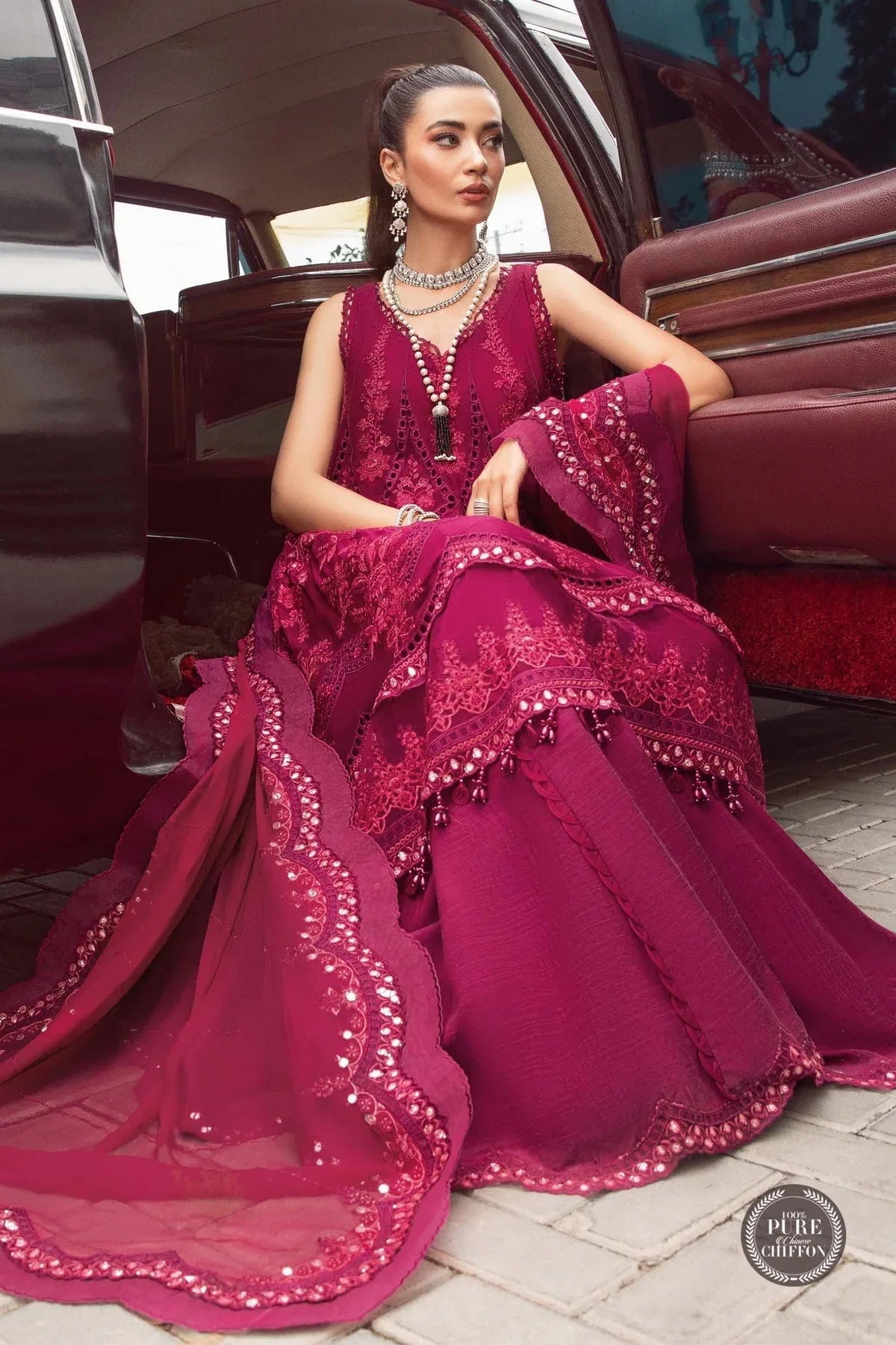 NEW MARIA B - MPC-23-107 Magenta Pink - Rang-e-Khaas