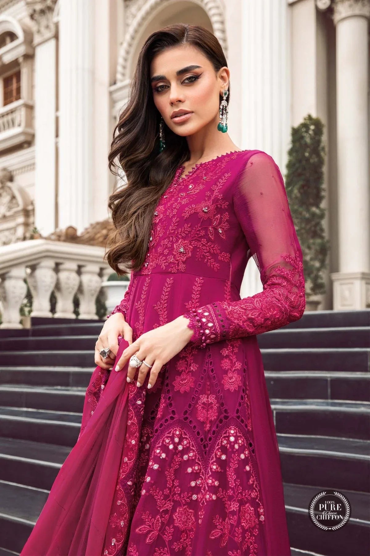 NEW MARIA B - MPC-23-107 Magenta Pink - Rang-e-Khaas