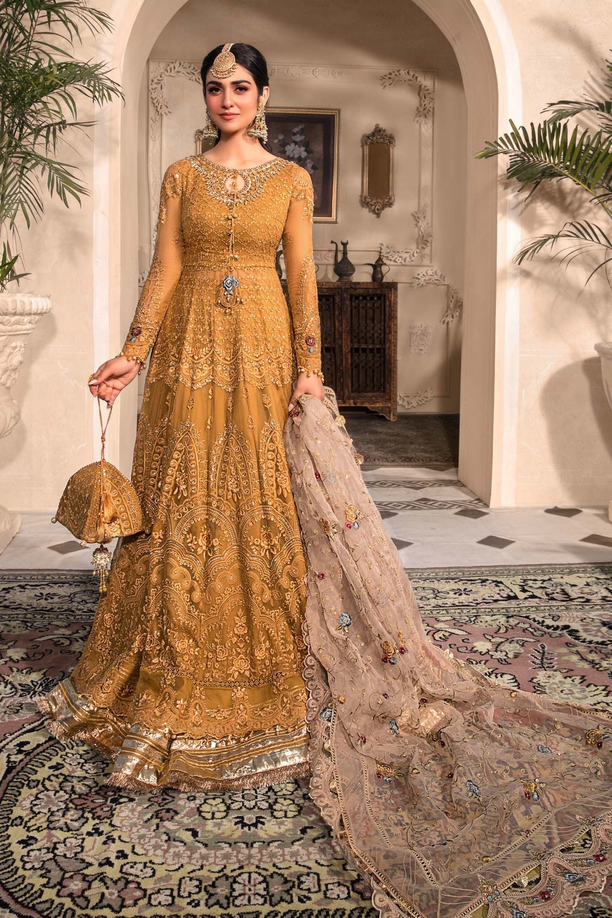 NEW MARIA B - Mustard BD-2606 - Rang-e-Khaas