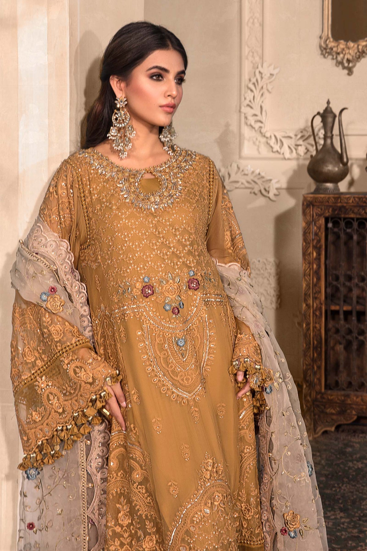 NEW MARIA B - Mustard BD-2606 - Rang-e-Khaas