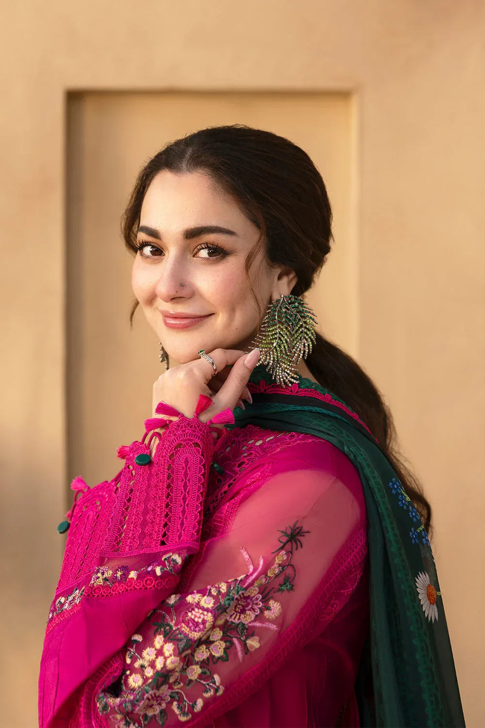 Saira Rizwan | Luxury Lawn 25 | ELODIE-SRL25-04 - Rang-e-Khaas