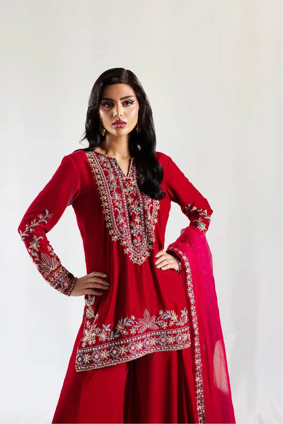 Saira Rizwan | Velvet Pret 25 | SHIREEN-SRVP25-04 - Rang-e-Khaas