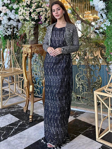 Epoque | Ciel Luxury Couture | Noir - Rang-e-Khaas
