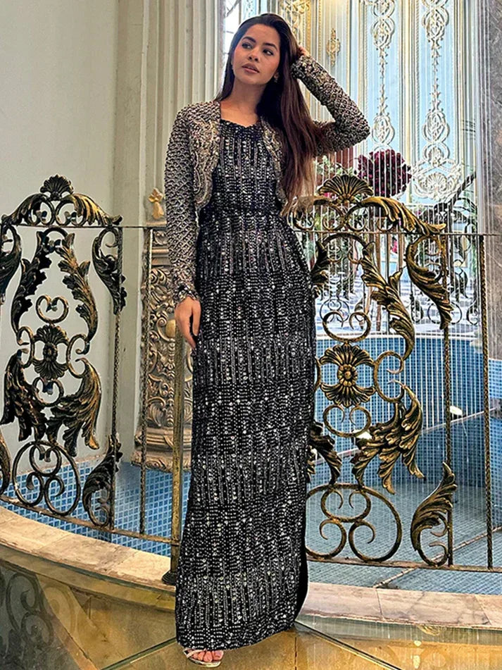 Epoque | Ciel Luxury Couture | Noir - Rang-e-Khaas