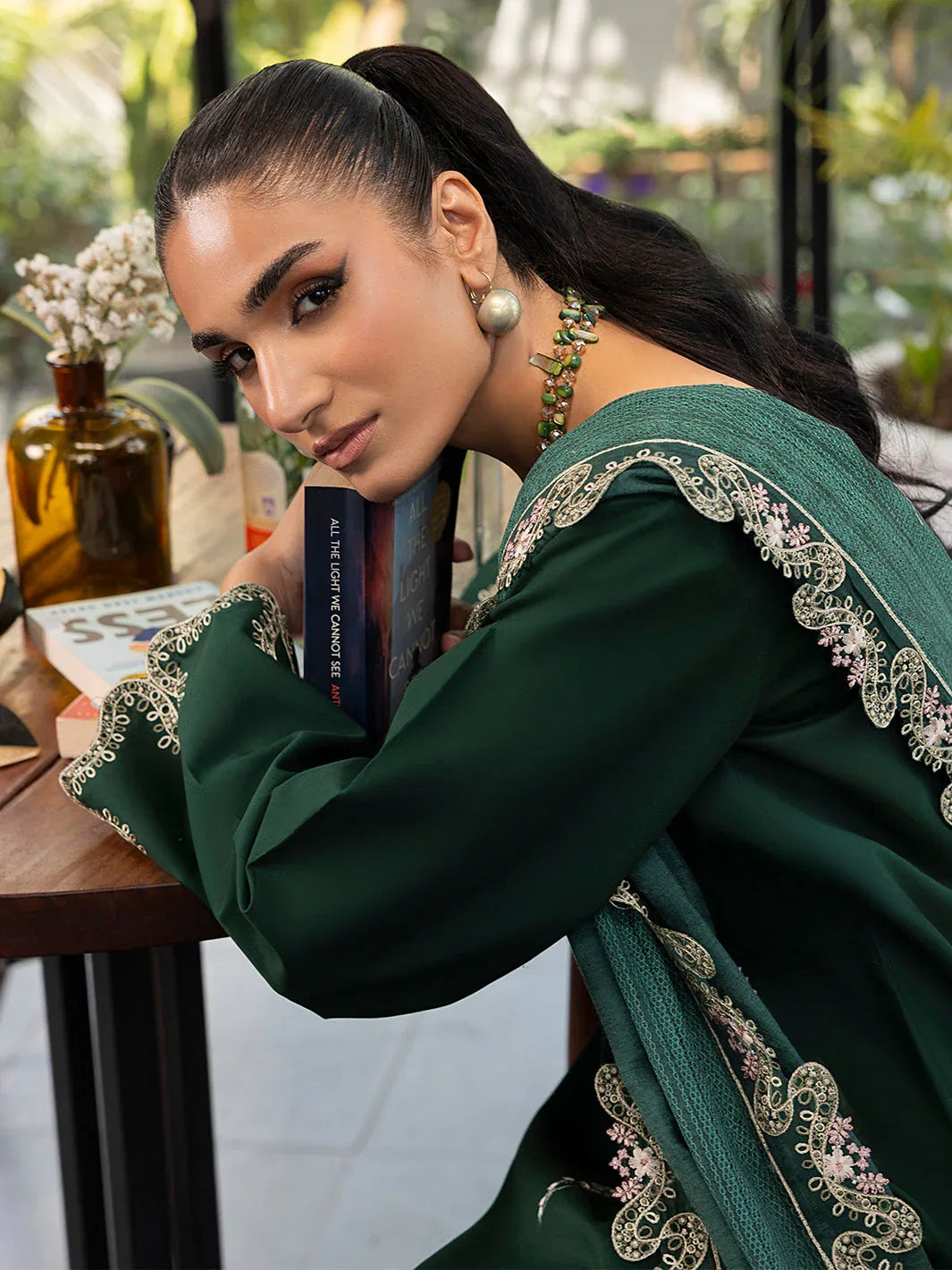 Izel | Meadow Muse Embroidered Lawn 25 | NOORE - Rang-e-Khaas