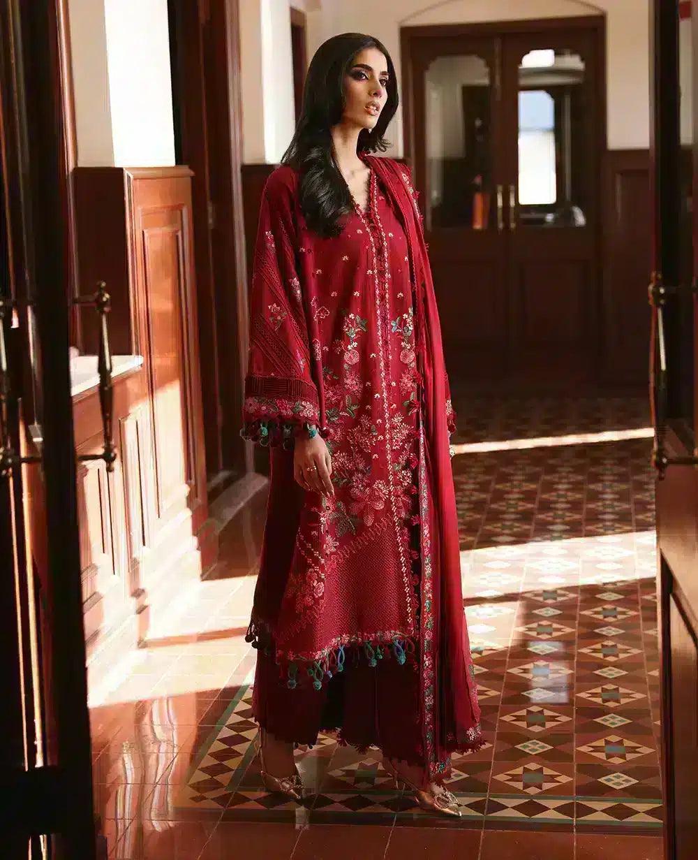 Republic Womenswear | Noemei Luxury Shawl 23 | NWU23-D1-A - Rang-e-Khaas