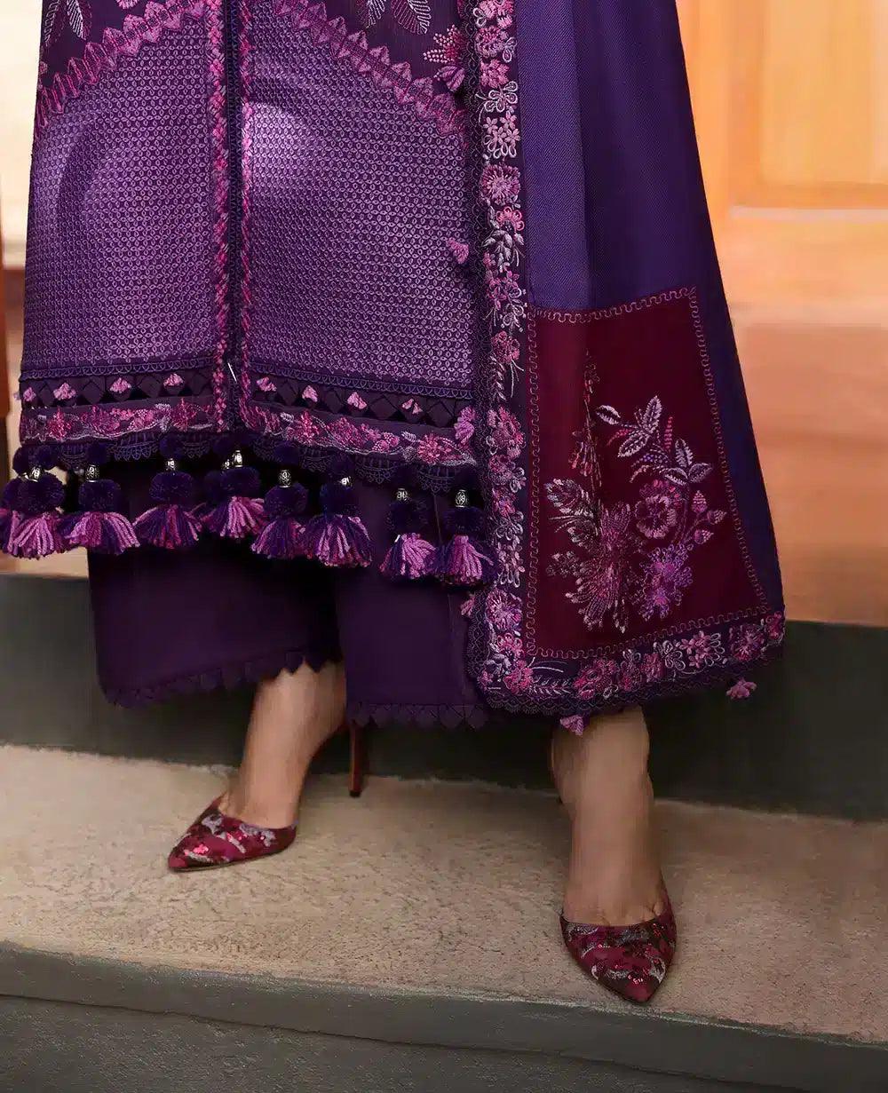 Republic Womenswear | Noemei Luxury Shawl 23 | NWU23-D1-B - Rang-e-Khaas