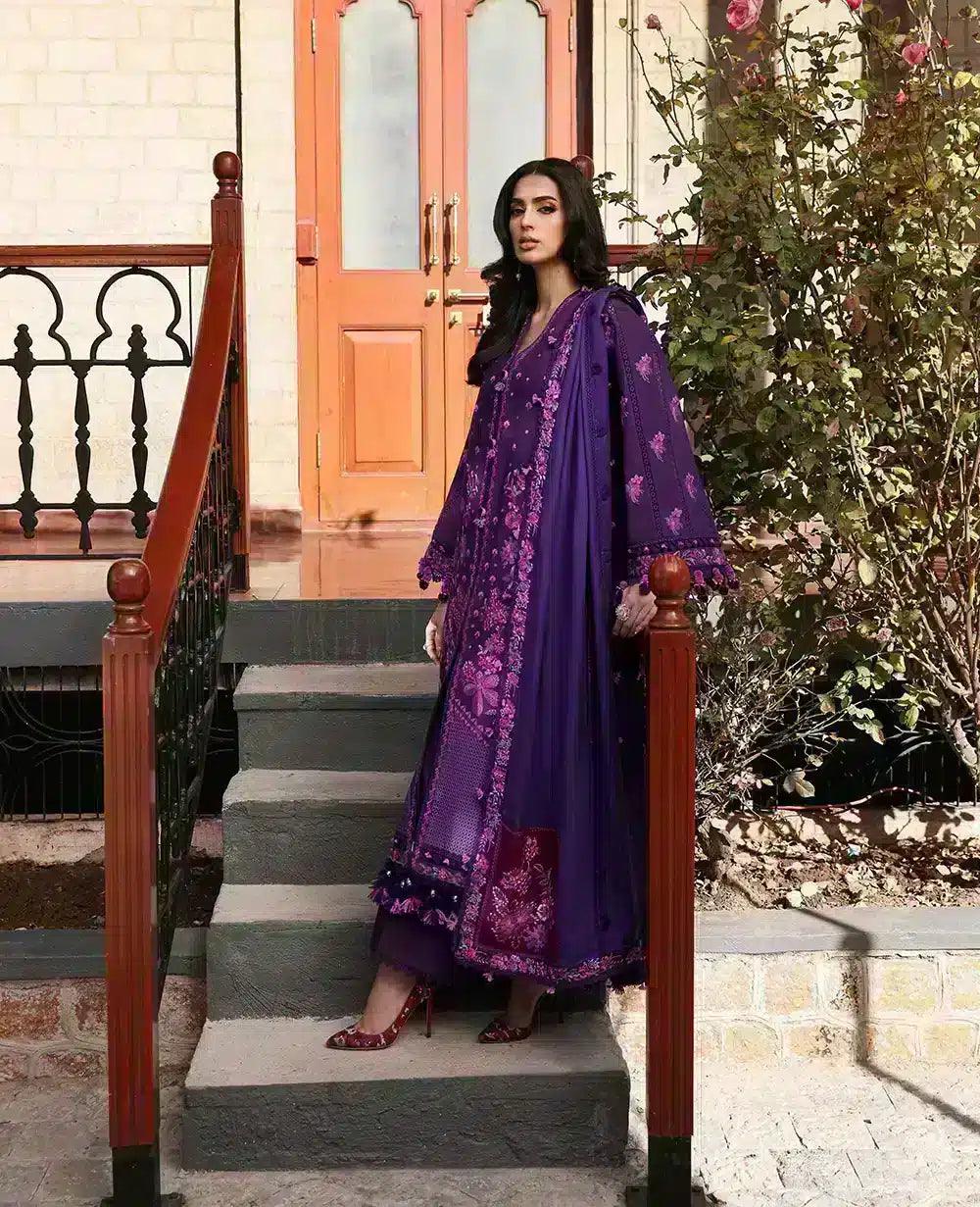 Republic Womenswear | Noemei Luxury Shawl 23 | NWU23-D1-B - Rang-e-Khaas