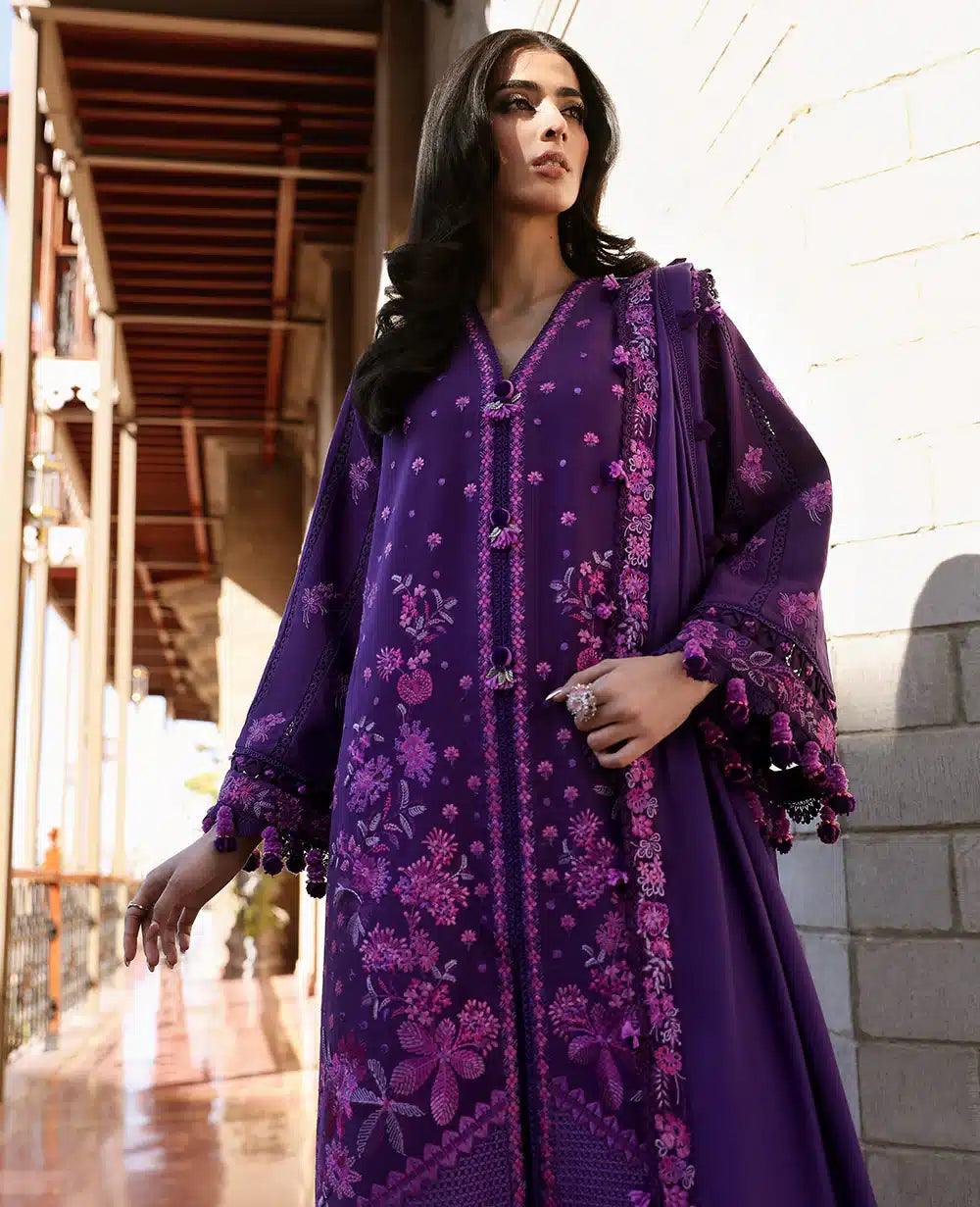 Republic Womenswear | Noemei Luxury Shawl 23 | NWU23-D1-B - Rang-e-Khaas