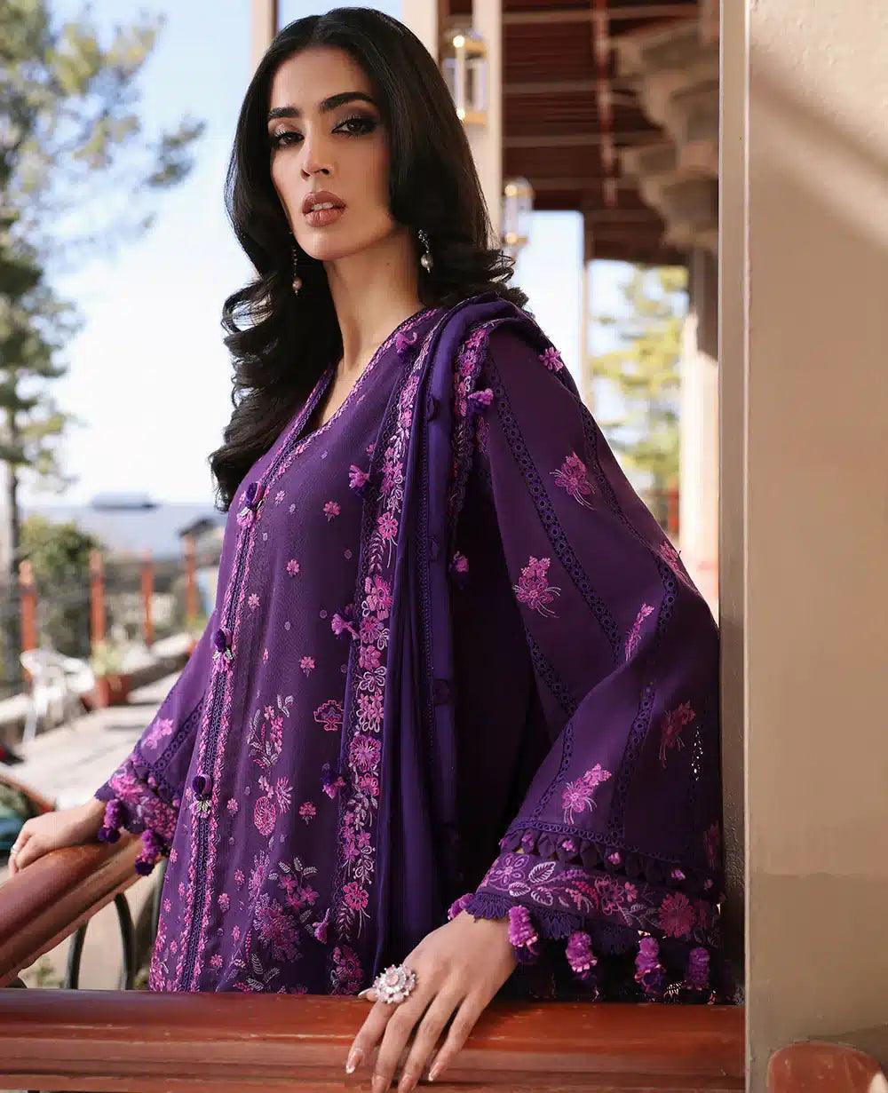 Republic Womenswear | Noemei Luxury Shawl 23 | NWU23-D1-B - Rang-e-Khaas