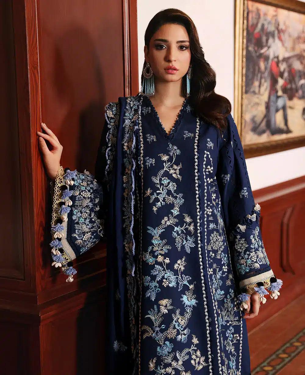 Republic Womenswear | Noemei Luxury Shawl 23 | NWU23-D2-A - Rang-e-Khaas