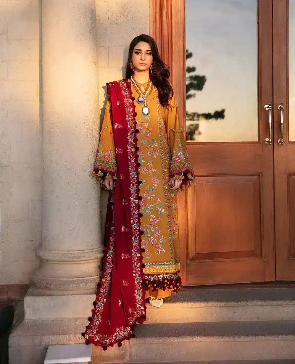 Republic Womenswear | Noemei Luxury Shawl 23 | NWU23-D2-B - Rang-e-Khaas