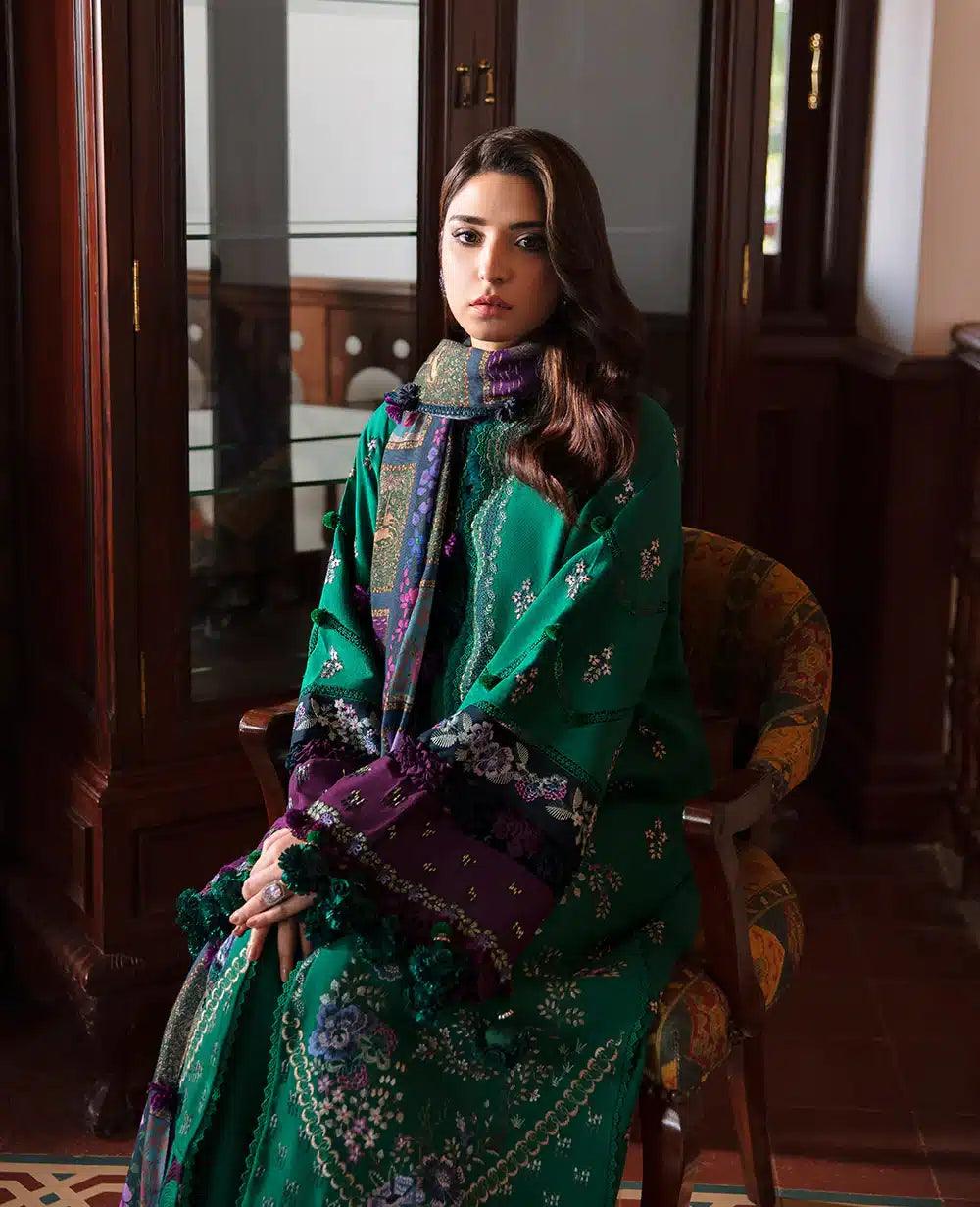 Republic Womenswear | Noemei Luxury Shawl 23 | NWU23-D3-A - Rang-e-Khaas