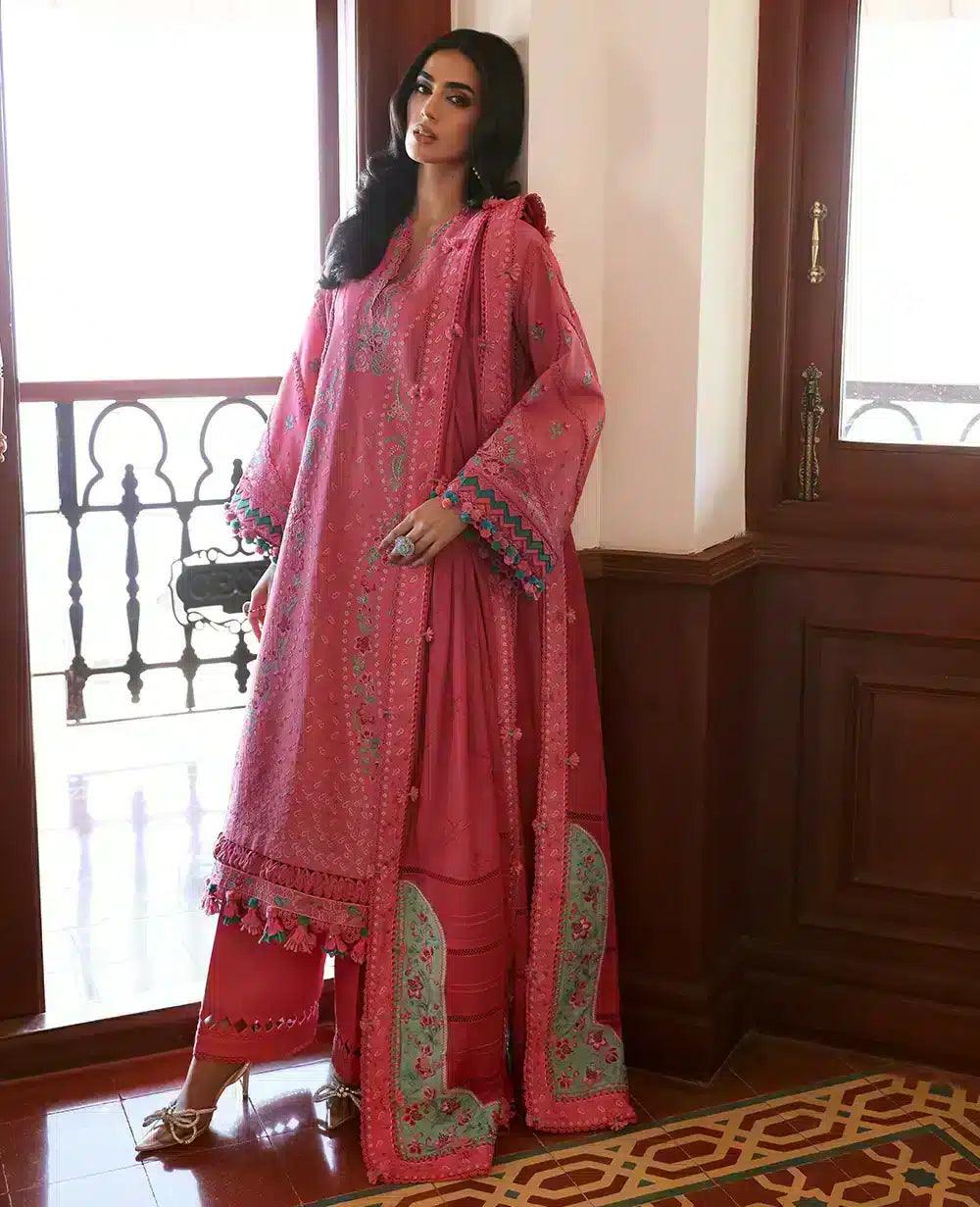 Republic Womenswear | Noemei Luxury Shawl 23 | NWU23-D5-A - Rang-e-Khaas