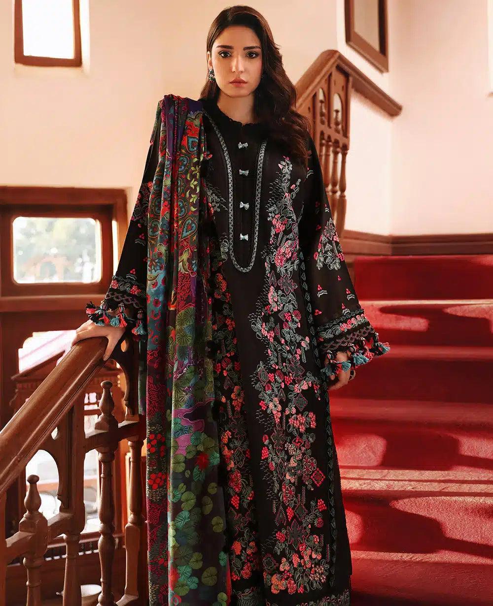 Republic Womenswear | Noemei Luxury Shawl 23 | NWU23-D6-A - Rang-e-Khaas