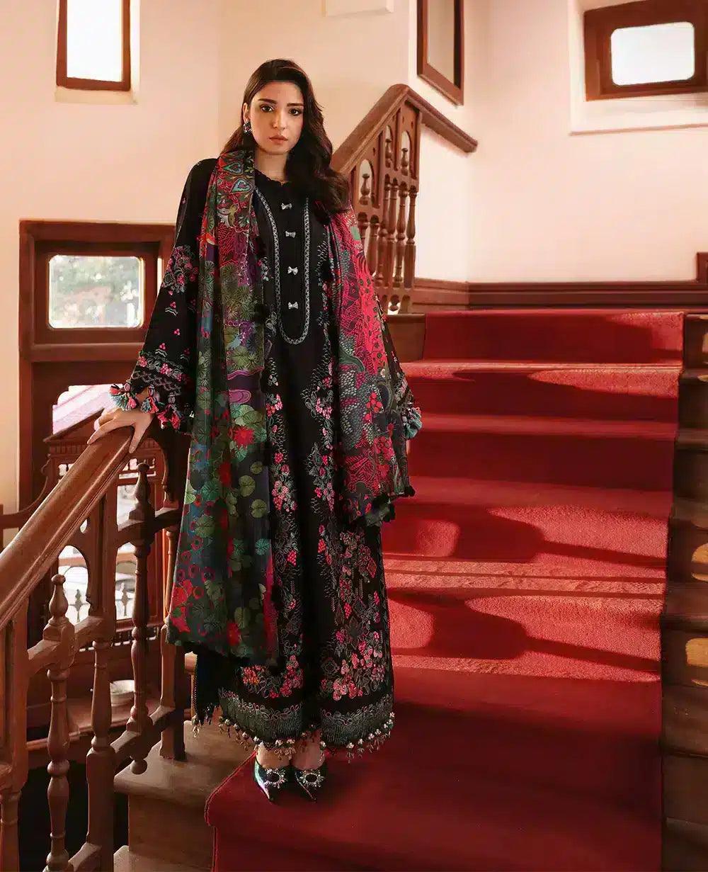 Republic Womenswear | Noemei Luxury Shawl 23 | NWU23-D6-A - Rang-e-Khaas