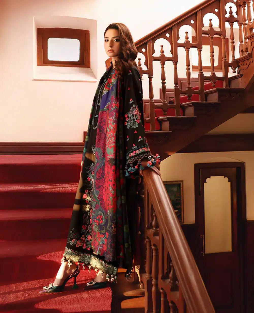 Republic Womenswear | Noemei Luxury Shawl 23 | NWU23-D6-A - Rang-e-Khaas
