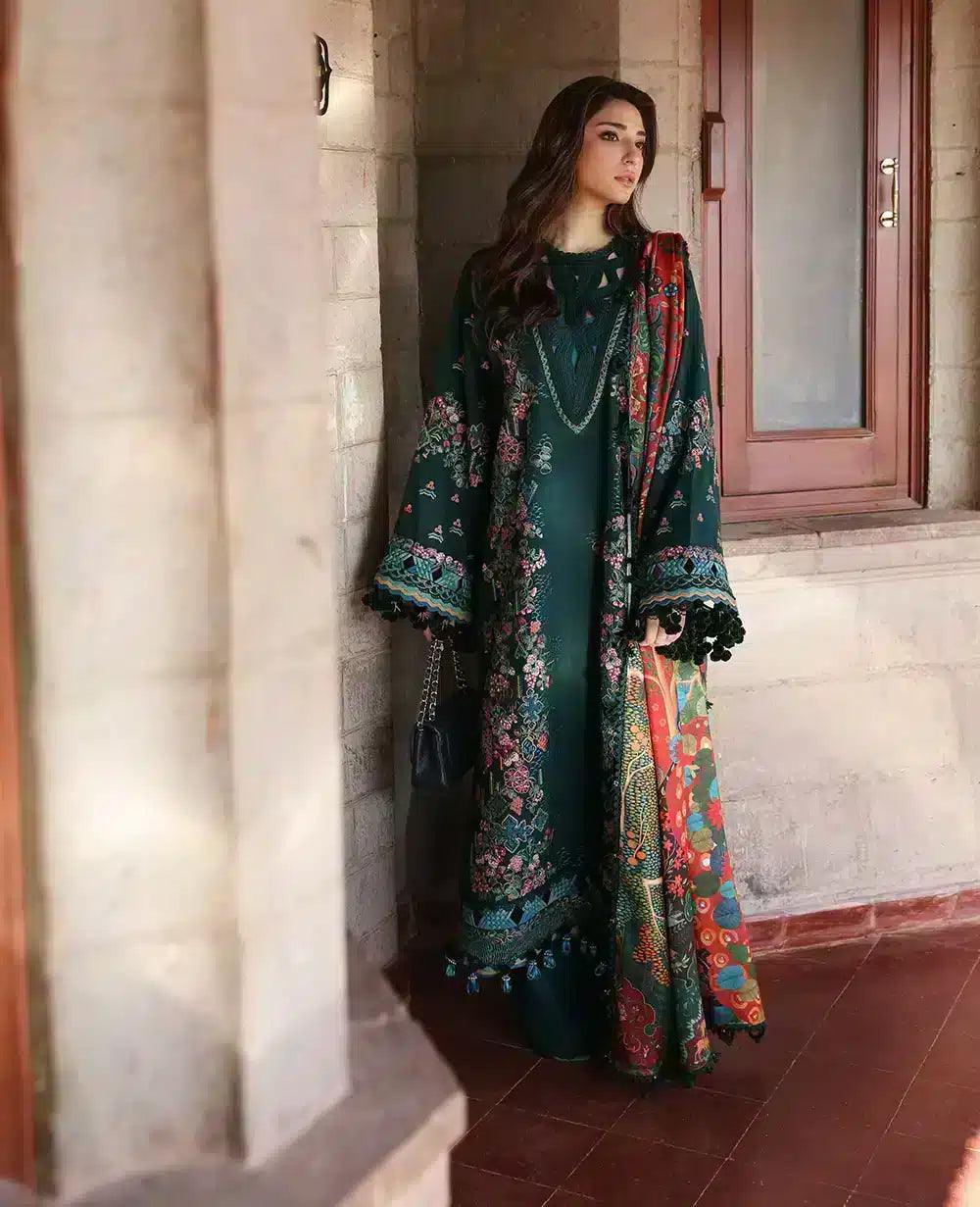 Republic Womenswear | Noemei Luxury Shawl 23 | NWU23-D6-B - Rang-e-Khaas