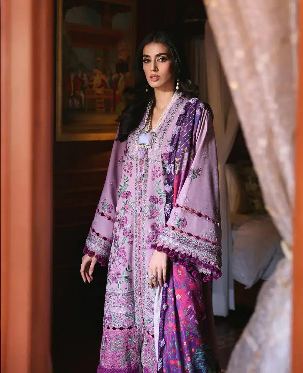Republic Womenswear | Noemei Luxury Shawl 23 | NWU23-D7-A - Rang-e-Khaas