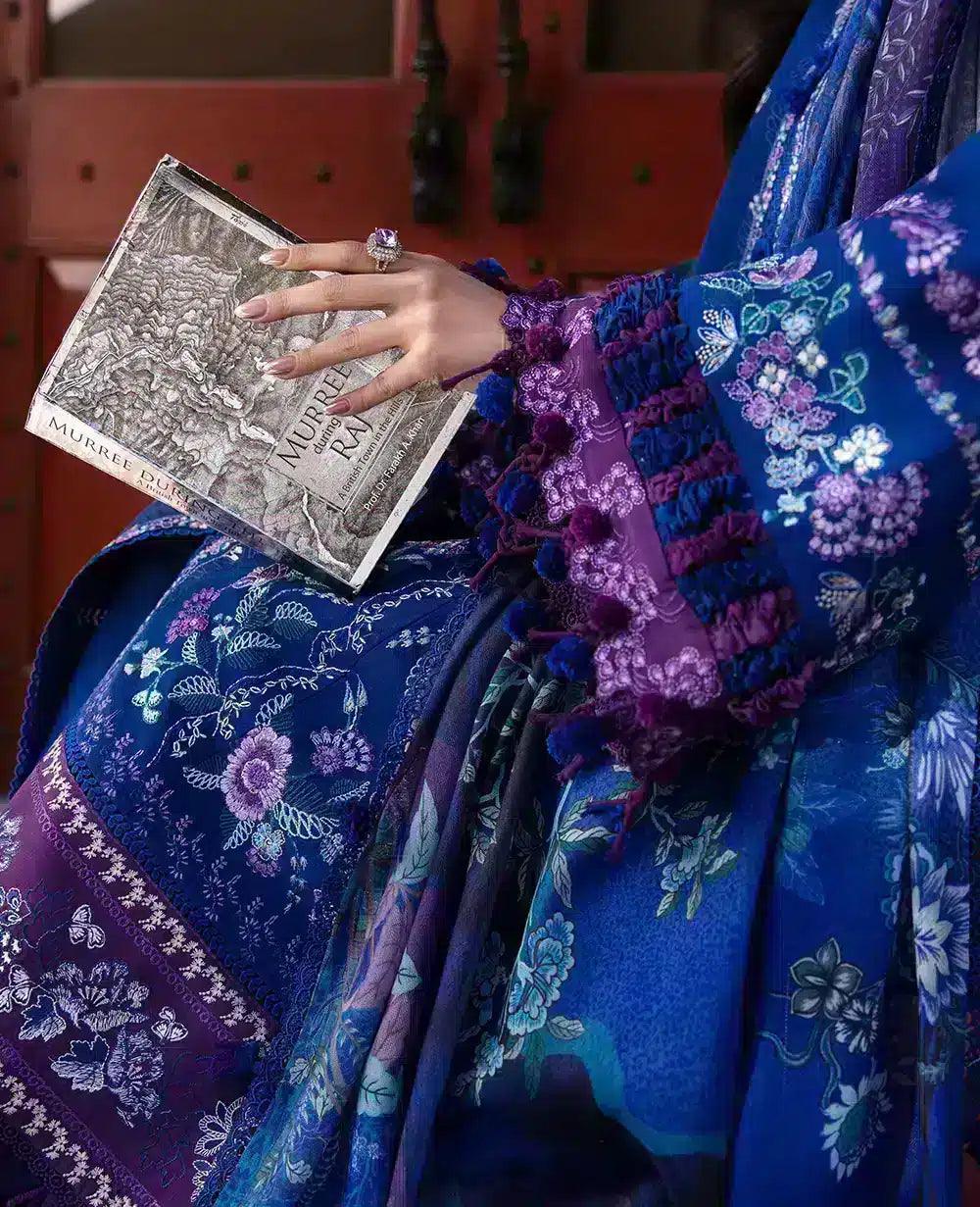 Republic Womenswear | Noemei Luxury Shawl 23 | NWU23-D8-A - Rang-e-Khaas
