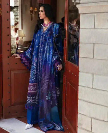 Republic Womenswear | Noemei Luxury Shawl 23 | NWU23-D8-A - Rang-e-Khaas