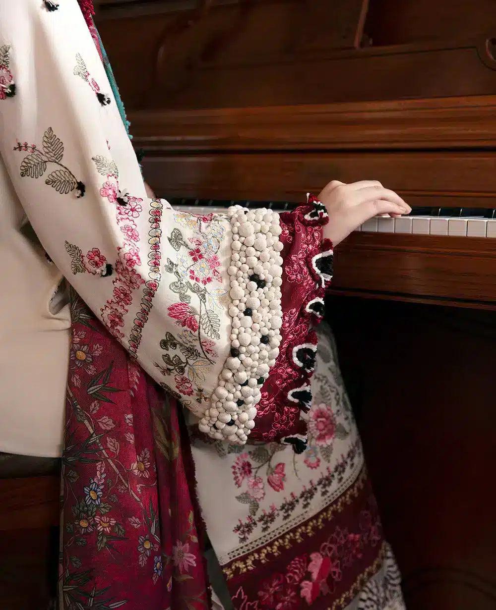 Republic Womenswear | Noemei Luxury Shawl 23 | NWU23-D8-B - Rang-e-Khaas