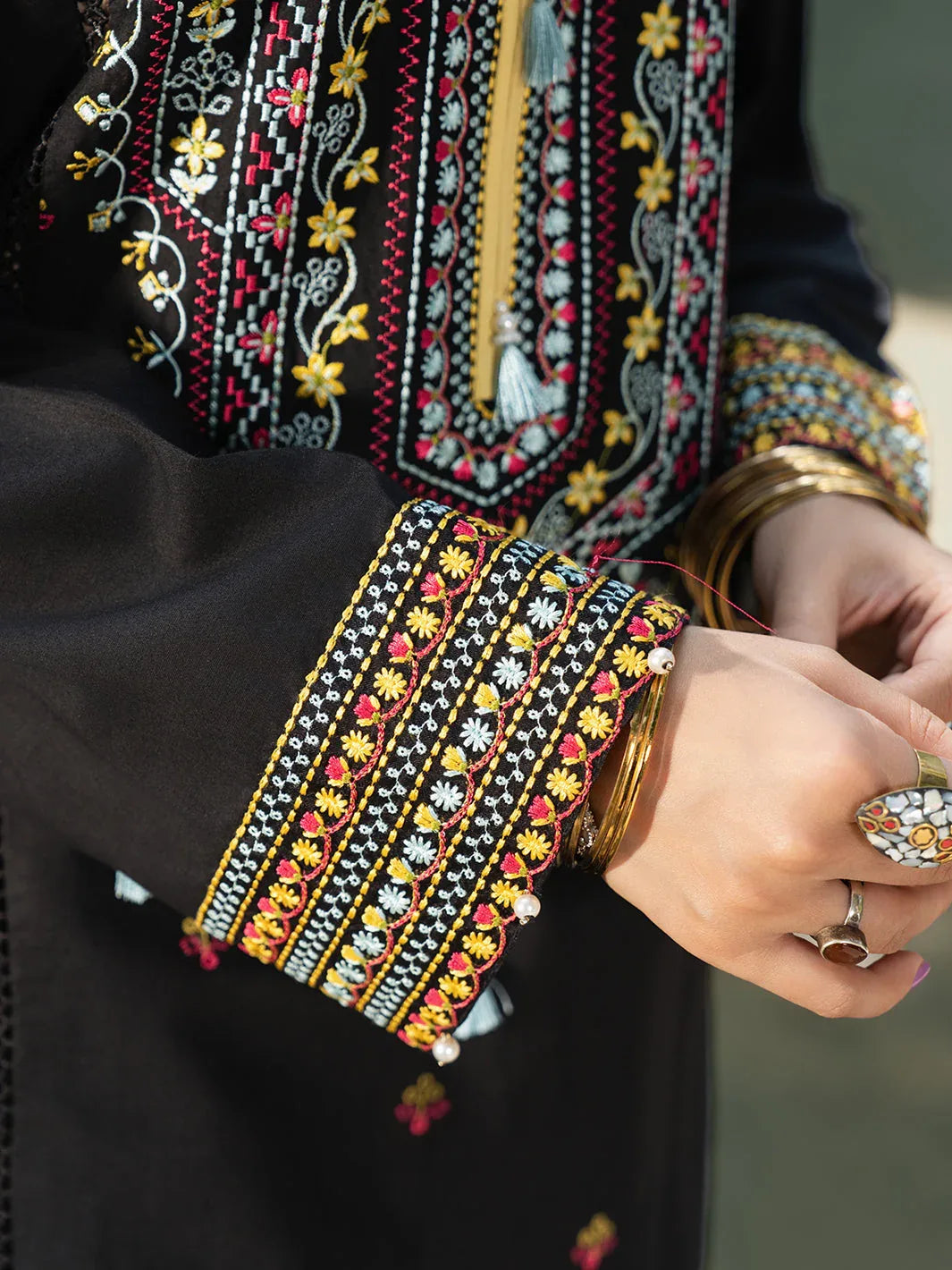 Hemstitch | The Garden Lawn | Night Jasmine - Rang-e-Khaas