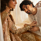 Hayat by Afrozeh Embroidered Net 3Pc Suit AFH-24-06 NOORAY