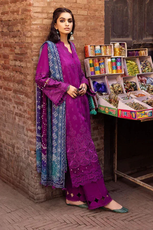 Nureh | Bazaar Lawn Chikankari 24 | NS-125 - Rang-e-Khaas