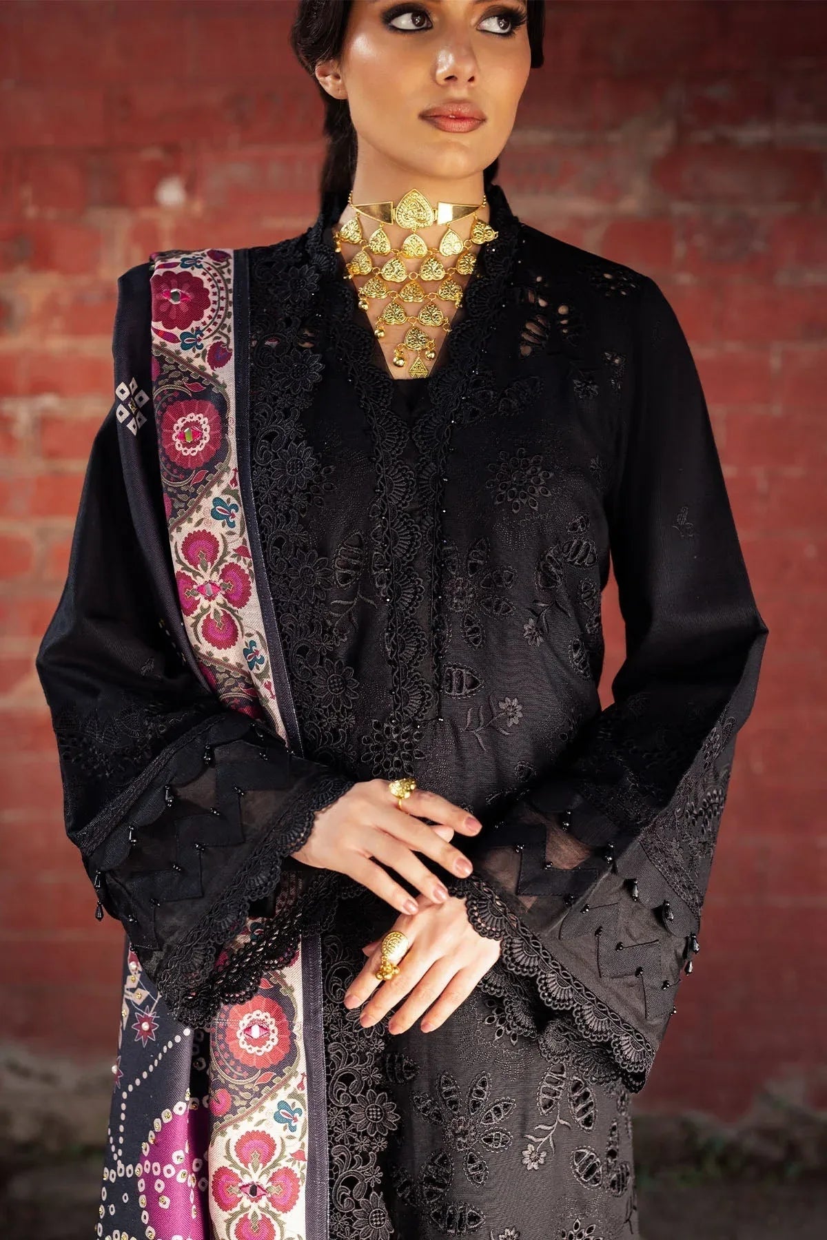 Nureh | Bazaar Winter 24 |  NE-115 - Rang-e-Khaas