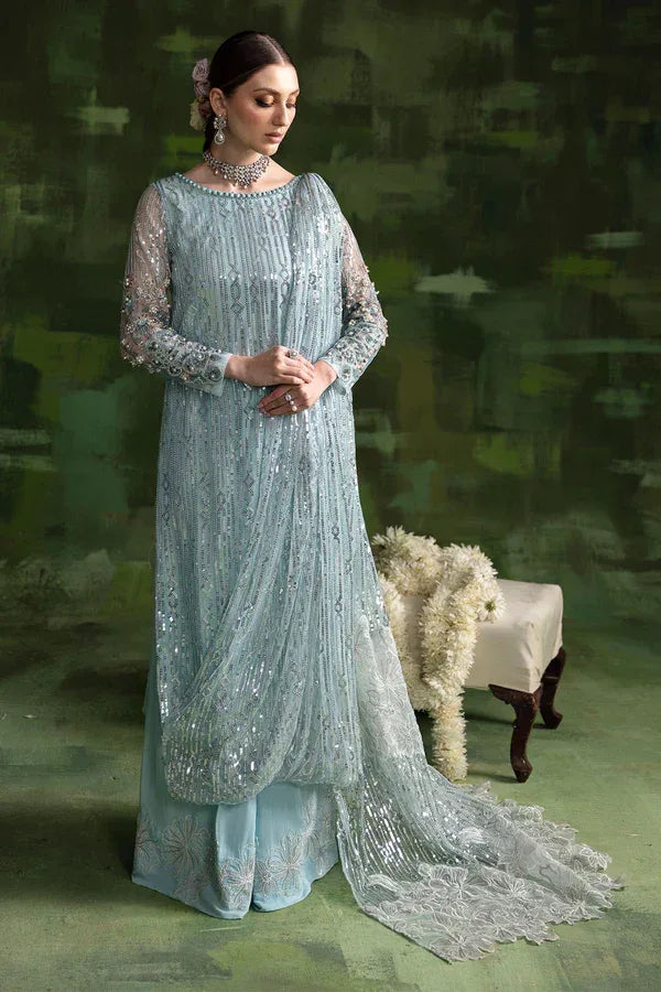 Nureh | Wedding Formals 24 | Aqua Moon - Rang-e-Khaas