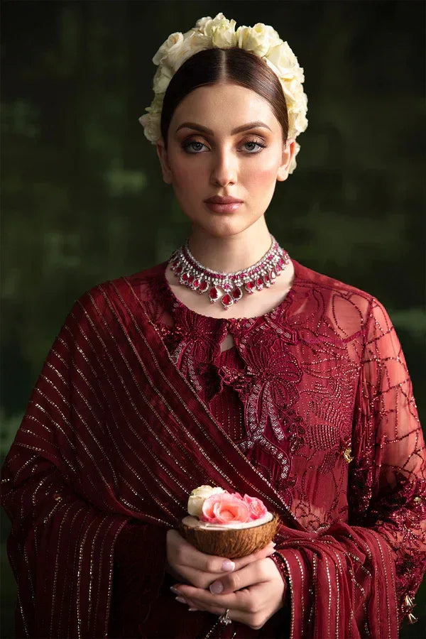 Nureh | Wedding Formals 24 | Russian Red - Rang-e-Khaas