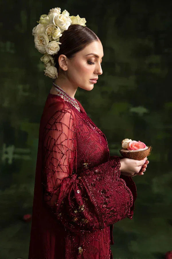 Nureh | Wedding Formals 24 | Russian Red - Rang-e-Khaas
