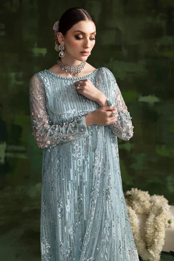 Nureh | Wedding Formals 24 | Aqua Moon - Rang-e-Khaas