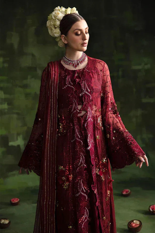 Nureh | Wedding Formals 24 | Russian Red - Rang-e-Khaas