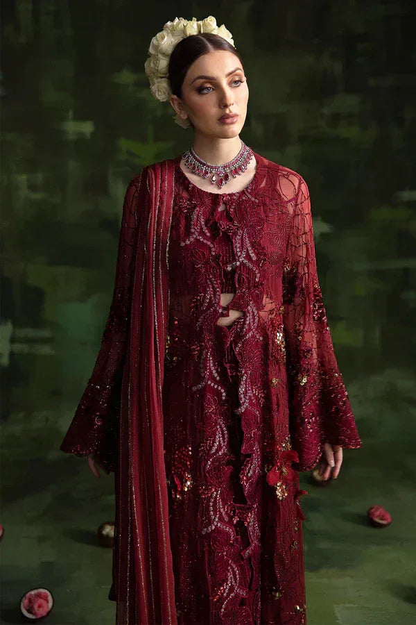 Nureh | Wedding Formals 24 | Russian Red - Rang-e-Khaas