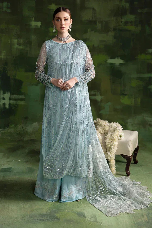 Nureh | Wedding Formals 24 | Aqua Moon - Rang-e-Khaas