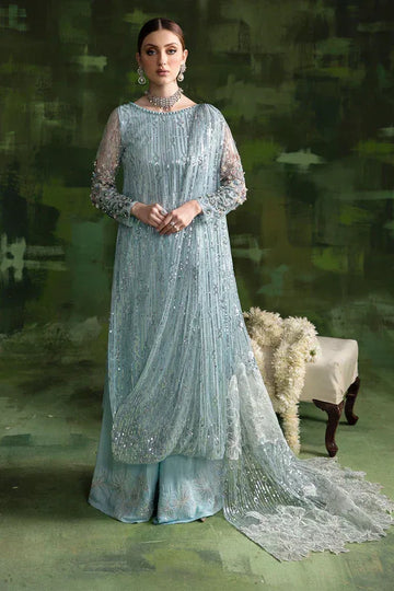 Nureh | Wedding Formals 24 | Aqua Moon - Rang-e-Khaas