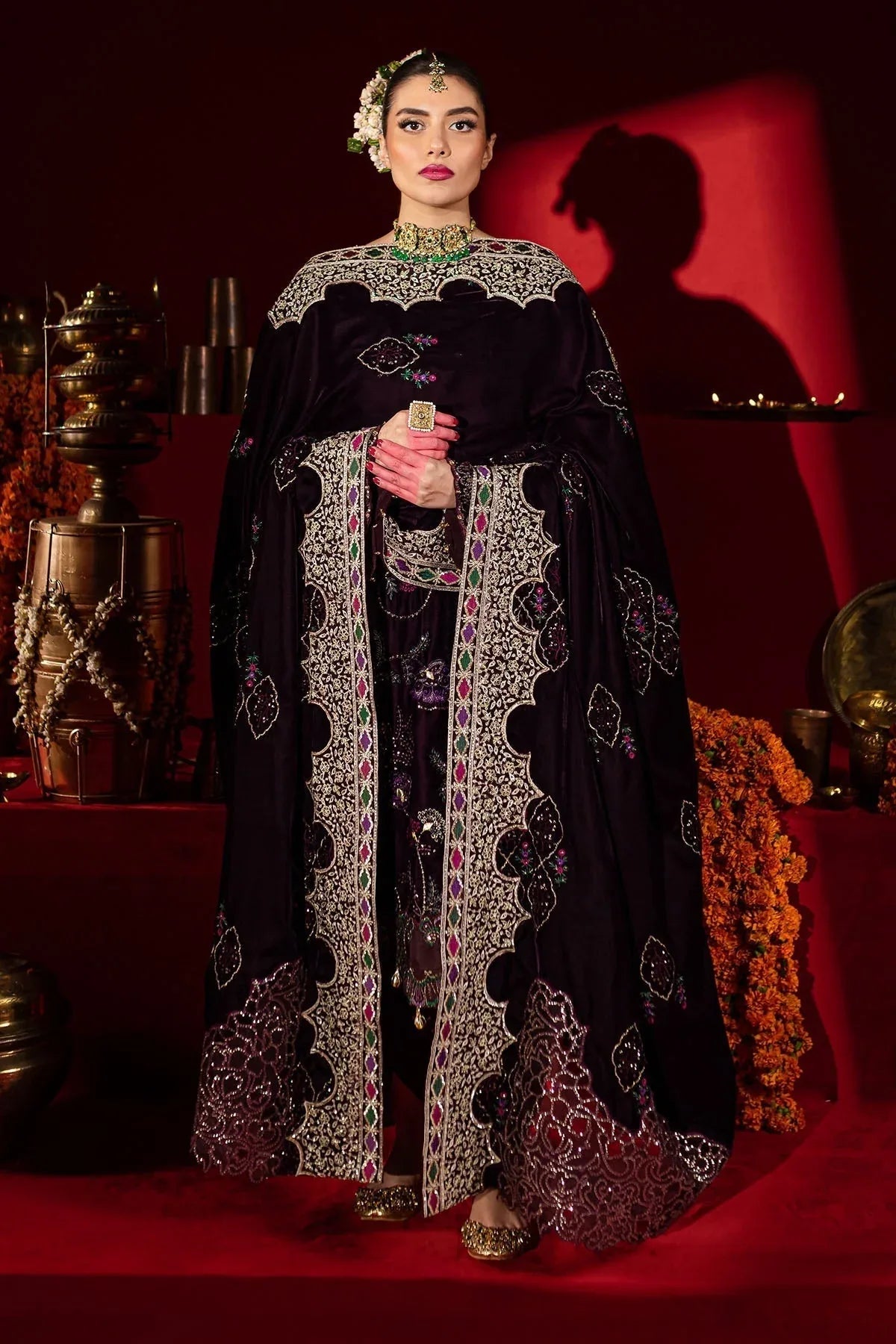 Nureh | Maya Velvet |  NW-91 - Rang-e-Khaas