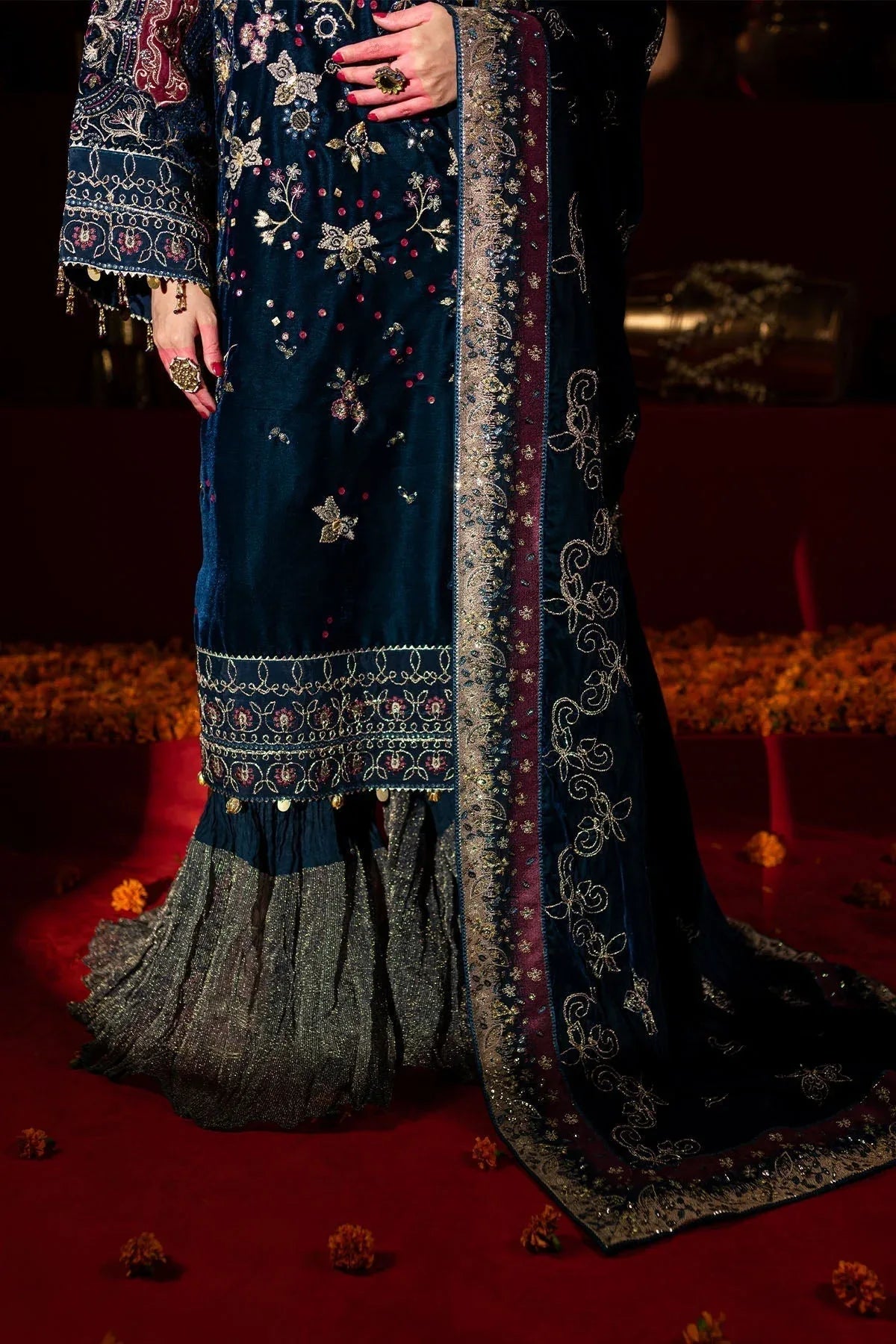 Nureh | Maya Velvet |  NW-90 - Rang-e-Khaas
