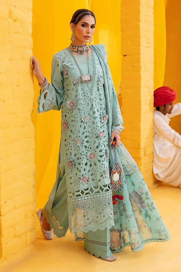 Nureh | Mela Luxury Lawn | NDS-102 - Rang-e-Khaas